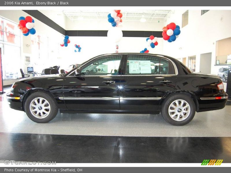 Ebony Black / Black 2006 Kia Amanti