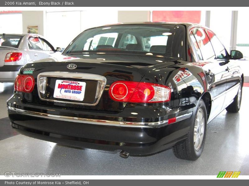 Ebony Black / Black 2006 Kia Amanti