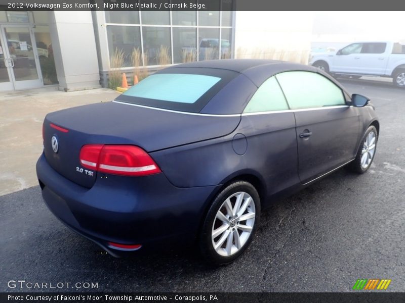 Night Blue Metallic / Cornsilk Beige 2012 Volkswagen Eos Komfort