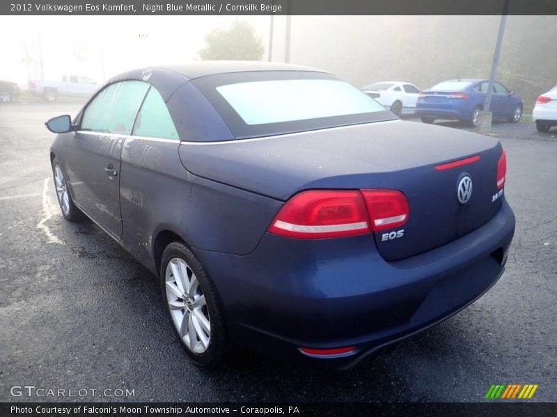 Night Blue Metallic / Cornsilk Beige 2012 Volkswagen Eos Komfort