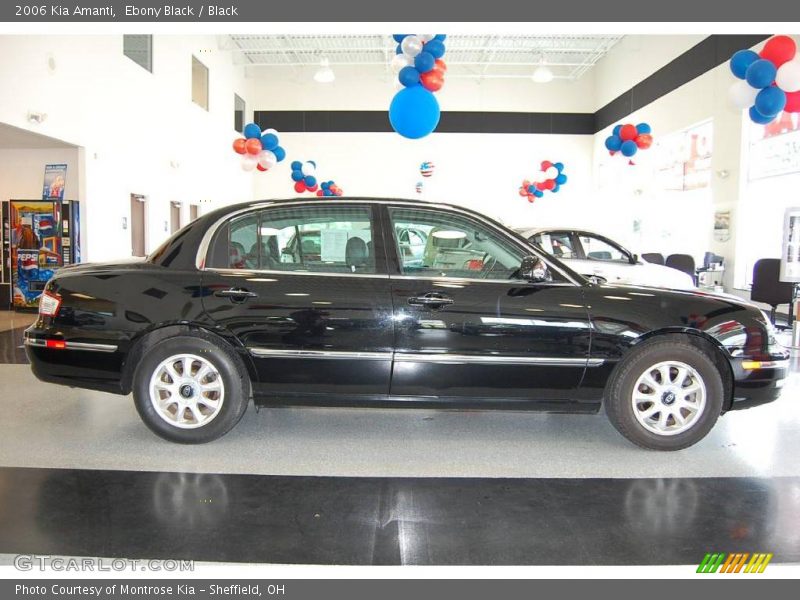 Ebony Black / Black 2006 Kia Amanti