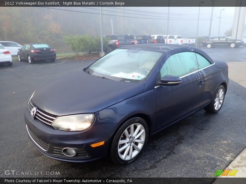 Night Blue Metallic / Cornsilk Beige 2012 Volkswagen Eos Komfort