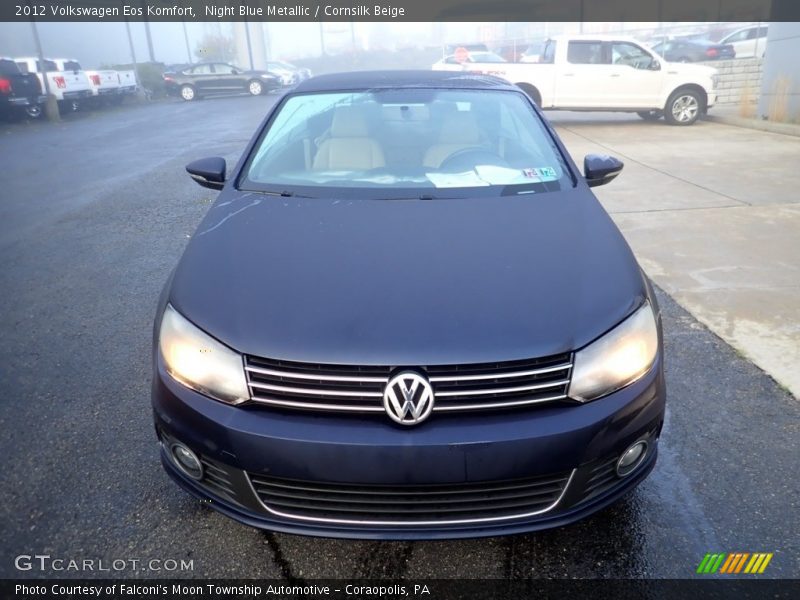 Night Blue Metallic / Cornsilk Beige 2012 Volkswagen Eos Komfort