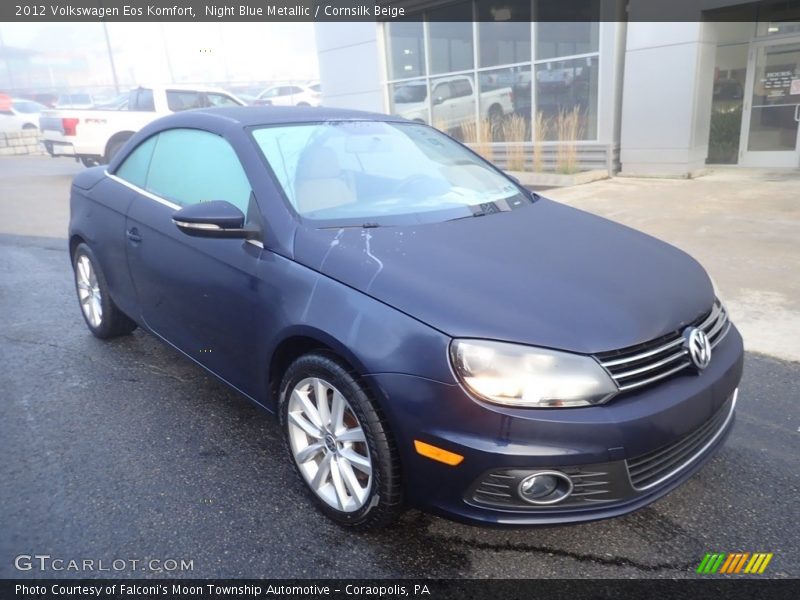 Night Blue Metallic / Cornsilk Beige 2012 Volkswagen Eos Komfort