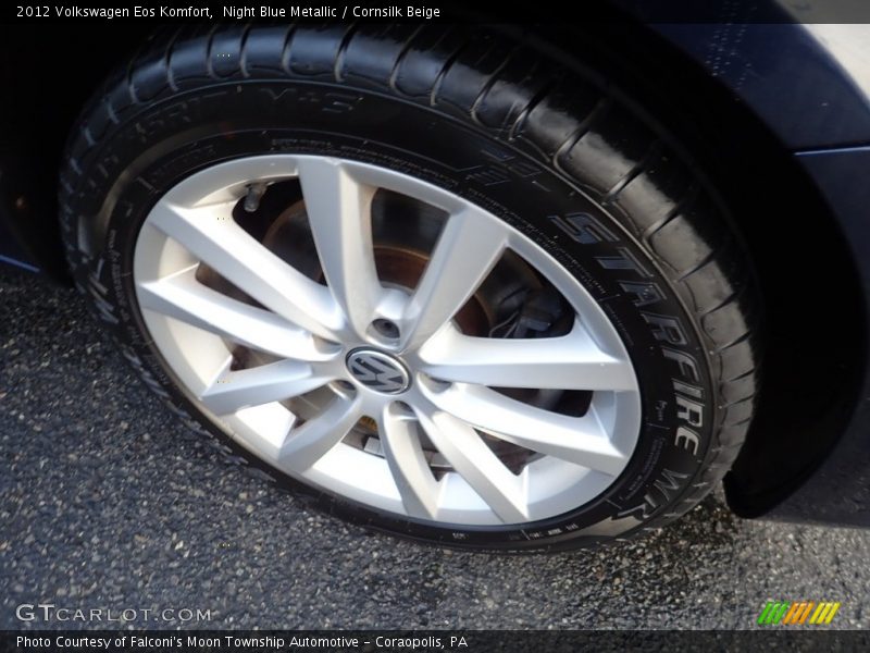 Night Blue Metallic / Cornsilk Beige 2012 Volkswagen Eos Komfort