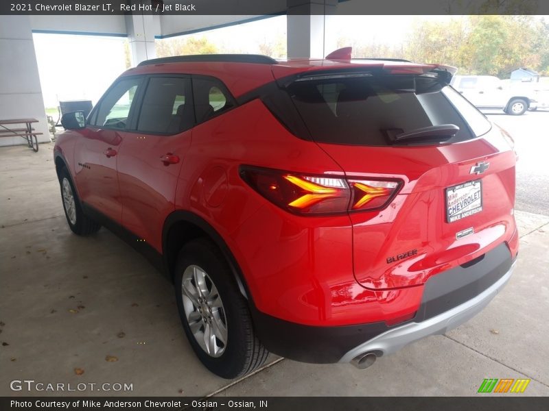 Red Hot / Jet Black 2021 Chevrolet Blazer LT