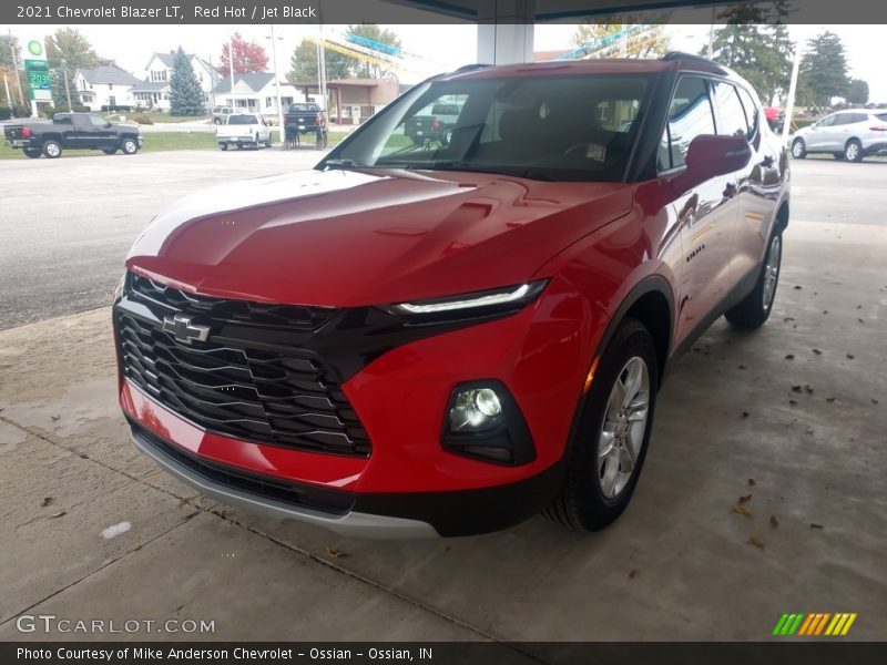 Red Hot / Jet Black 2021 Chevrolet Blazer LT