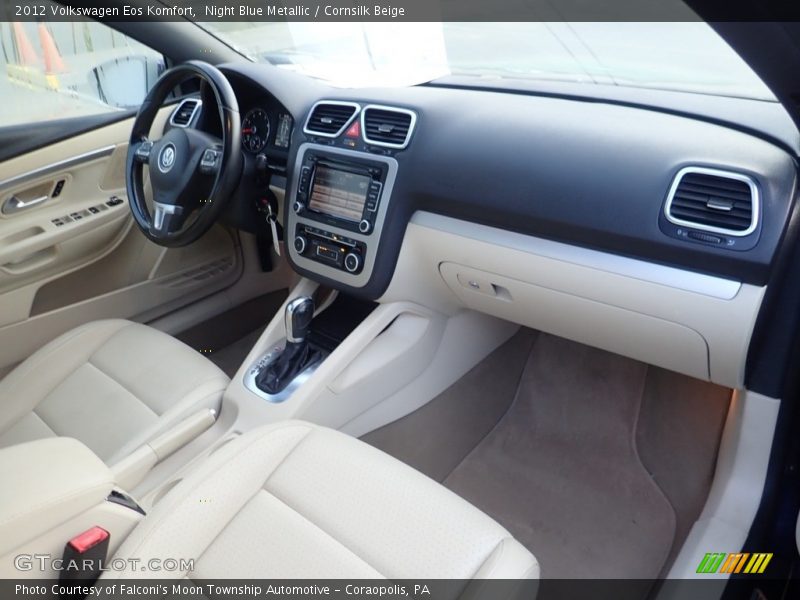 Night Blue Metallic / Cornsilk Beige 2012 Volkswagen Eos Komfort