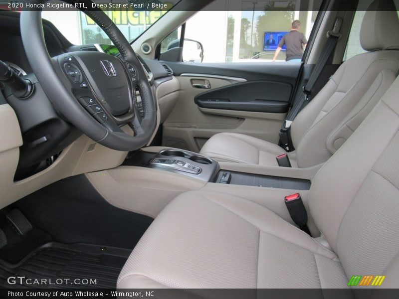  2020 Ridgeline RTL Beige Interior