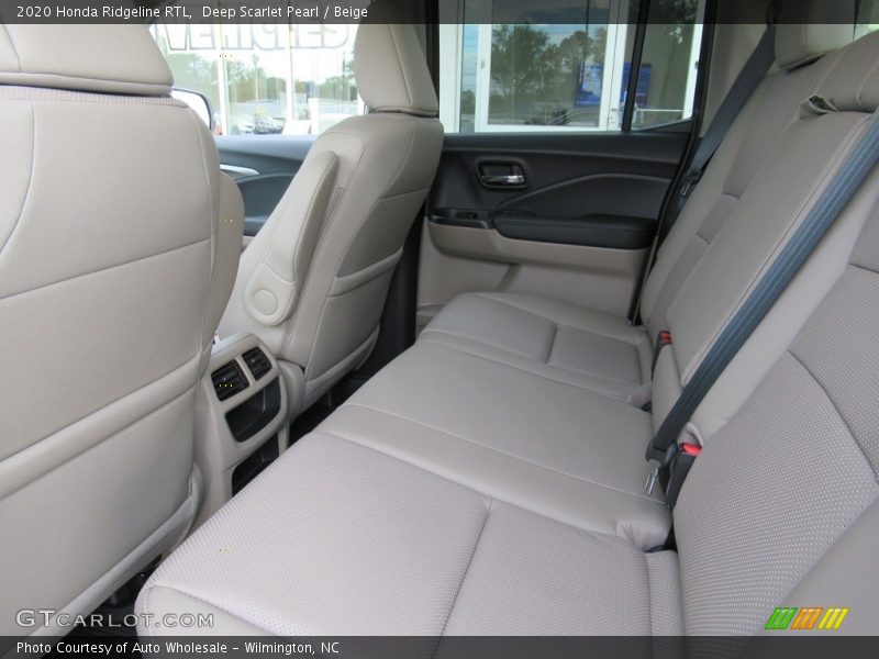 Rear Seat of 2020 Ridgeline RTL