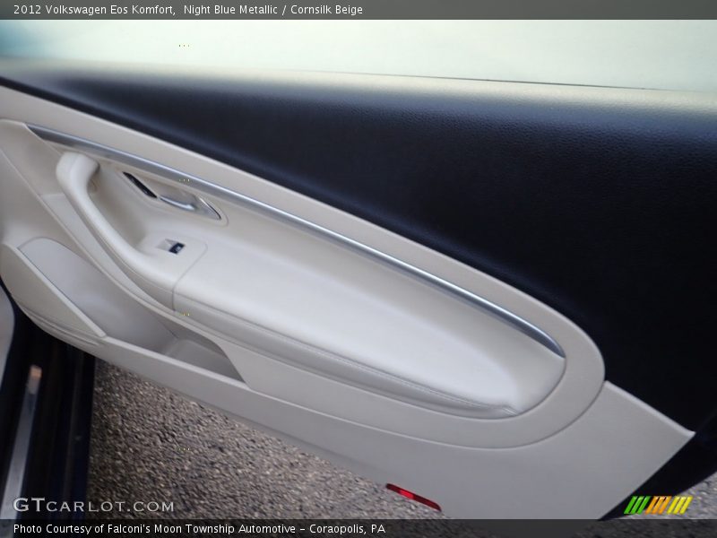 Night Blue Metallic / Cornsilk Beige 2012 Volkswagen Eos Komfort