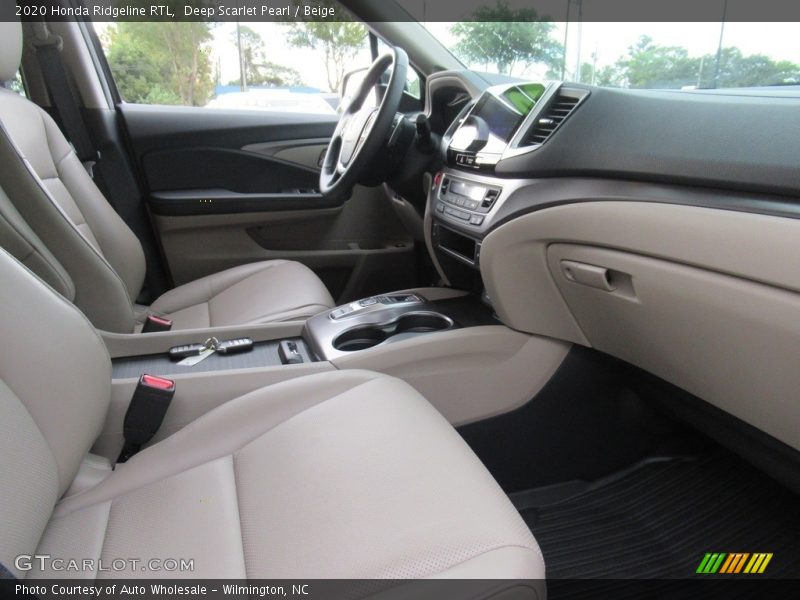 Dashboard of 2020 Ridgeline RTL