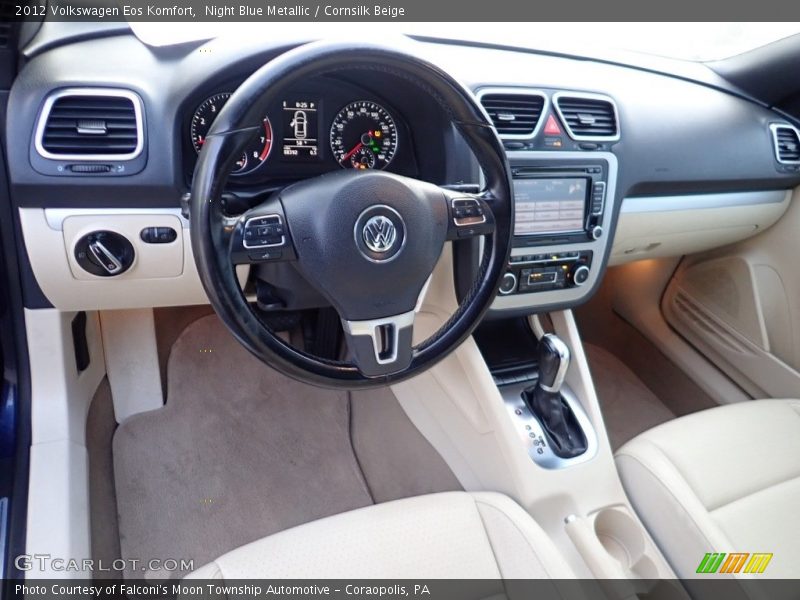 Night Blue Metallic / Cornsilk Beige 2012 Volkswagen Eos Komfort