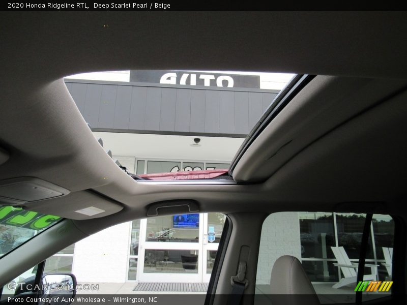 Deep Scarlet Pearl / Beige 2020 Honda Ridgeline RTL