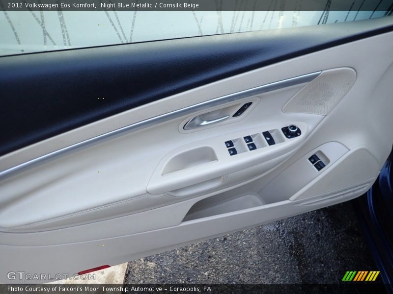 Night Blue Metallic / Cornsilk Beige 2012 Volkswagen Eos Komfort