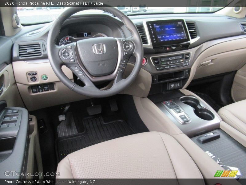 2020 Ridgeline RTL Beige Interior
