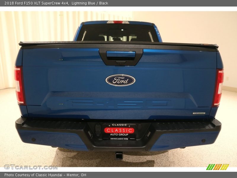 Lightning Blue / Black 2018 Ford F150 XLT SuperCrew 4x4