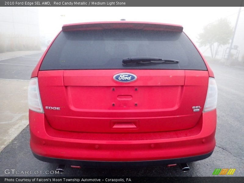 Red Candy Metallic / Medium Light Stone 2010 Ford Edge SEL AWD