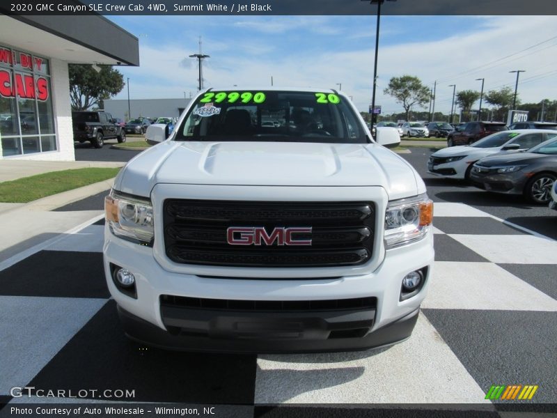 Summit White / Jet Black 2020 GMC Canyon SLE Crew Cab 4WD