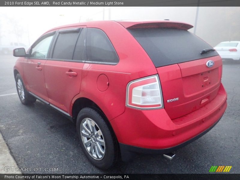 Red Candy Metallic / Medium Light Stone 2010 Ford Edge SEL AWD