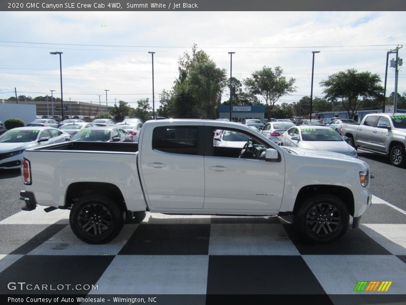 Summit White / Jet Black 2020 GMC Canyon SLE Crew Cab 4WD