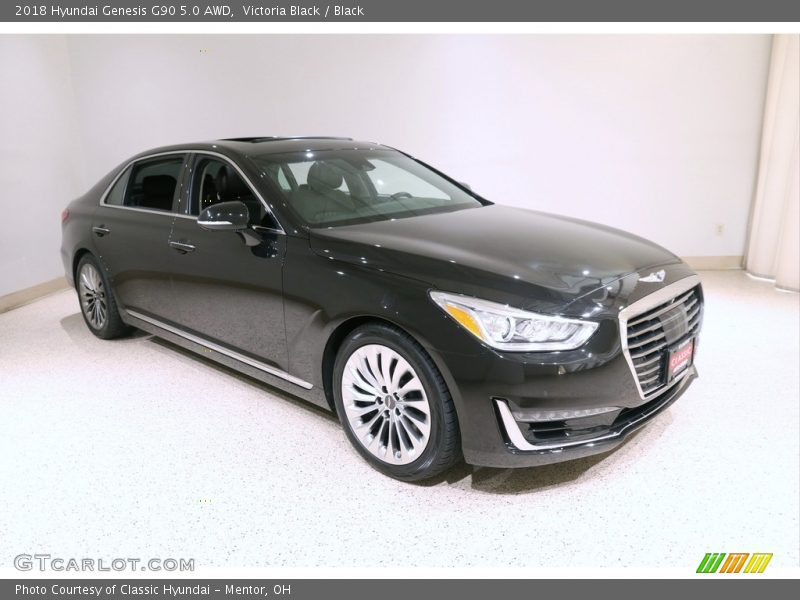 Victoria Black / Black 2018 Hyundai Genesis G90 5.0 AWD