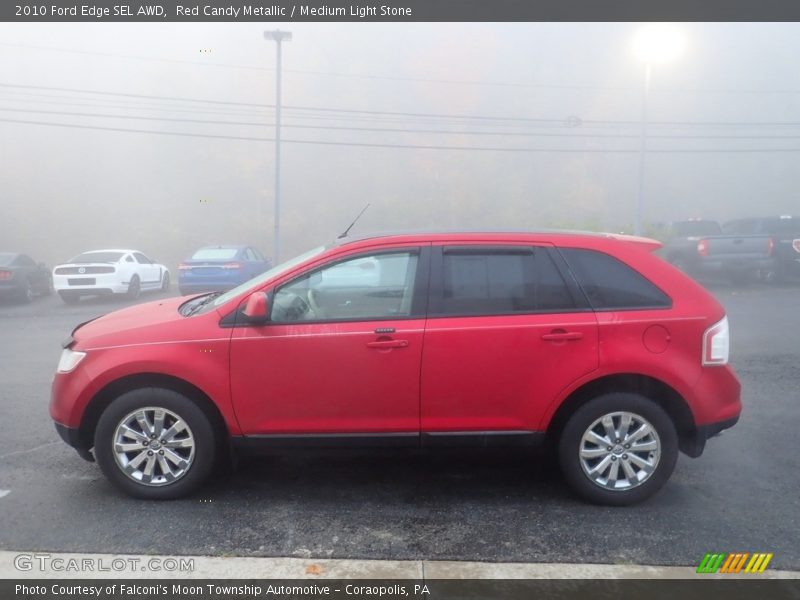 Red Candy Metallic / Medium Light Stone 2010 Ford Edge SEL AWD