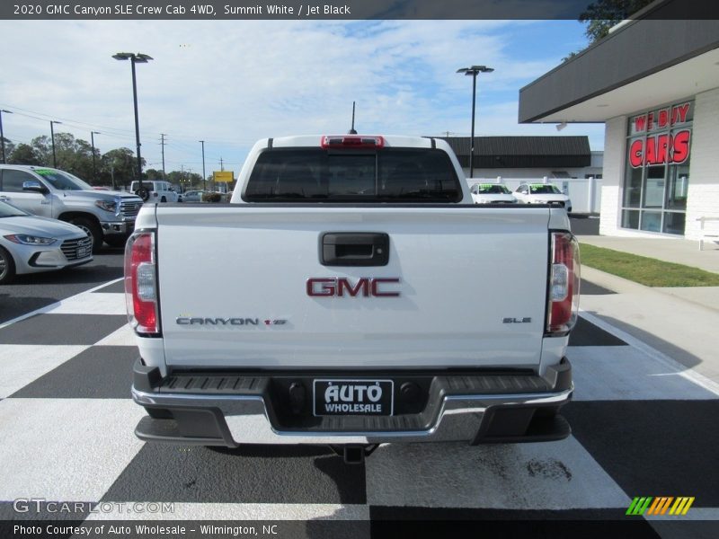 Summit White / Jet Black 2020 GMC Canyon SLE Crew Cab 4WD