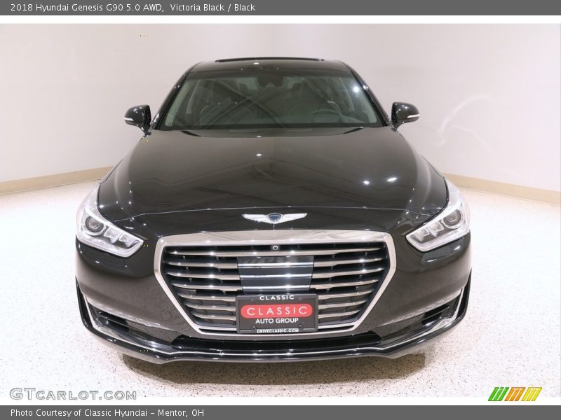 Victoria Black / Black 2018 Hyundai Genesis G90 5.0 AWD
