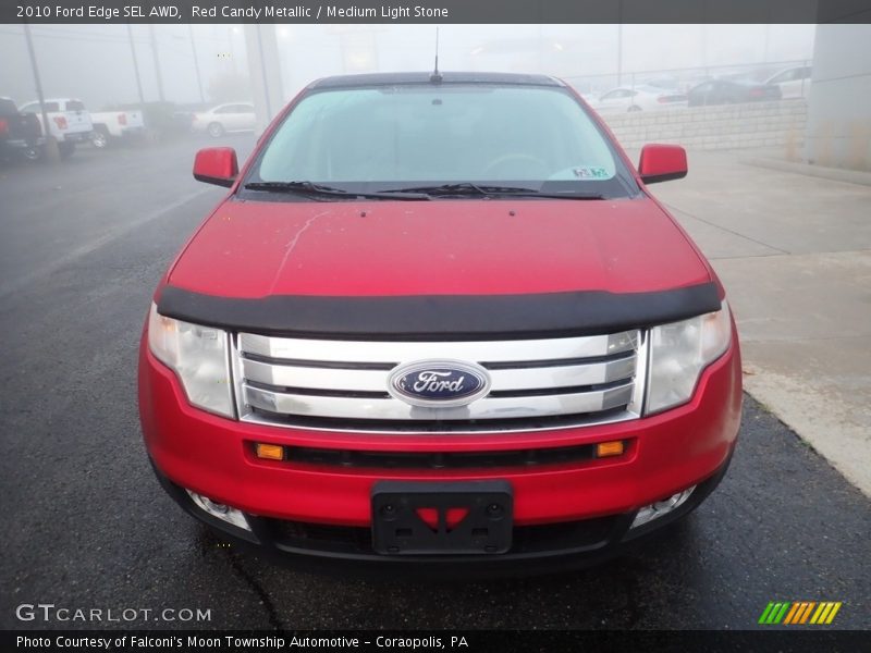 Red Candy Metallic / Medium Light Stone 2010 Ford Edge SEL AWD