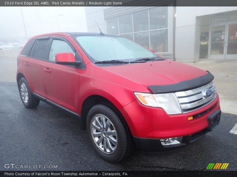 Red Candy Metallic / Medium Light Stone 2010 Ford Edge SEL AWD