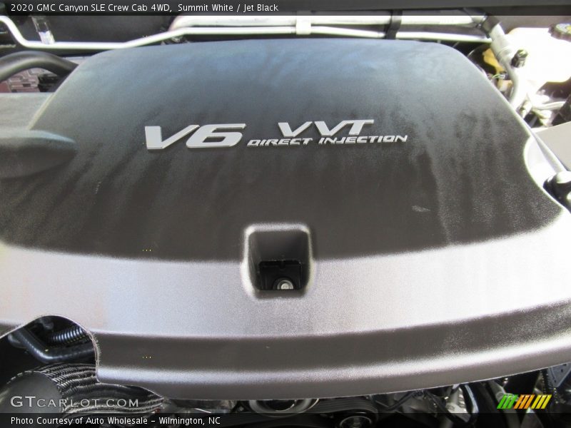 Summit White / Jet Black 2020 GMC Canyon SLE Crew Cab 4WD