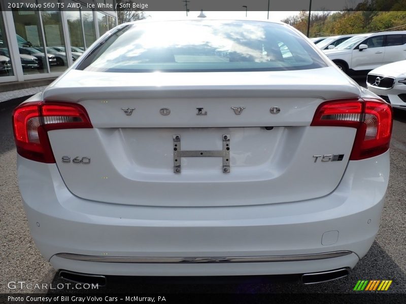 Ice White / Soft Beige 2017 Volvo S60 T5 AWD