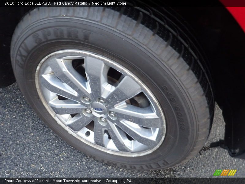 Red Candy Metallic / Medium Light Stone 2010 Ford Edge SEL AWD