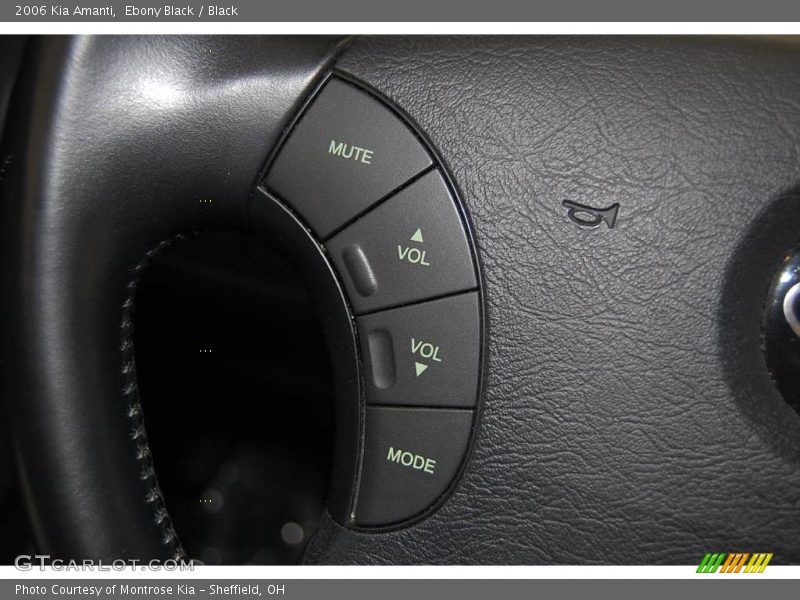 Ebony Black / Black 2006 Kia Amanti