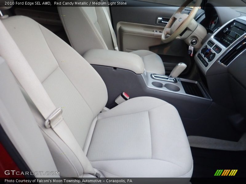 Red Candy Metallic / Medium Light Stone 2010 Ford Edge SEL AWD