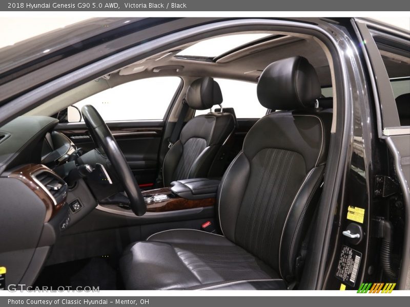 Victoria Black / Black 2018 Hyundai Genesis G90 5.0 AWD