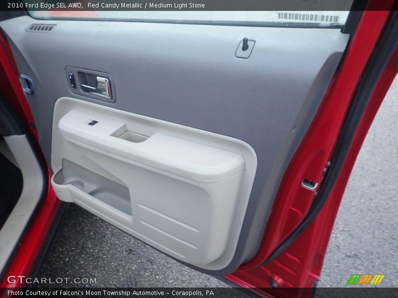 Red Candy Metallic / Medium Light Stone 2010 Ford Edge SEL AWD