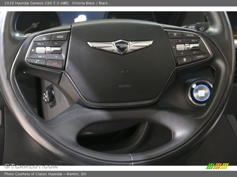 Victoria Black / Black 2018 Hyundai Genesis G90 5.0 AWD