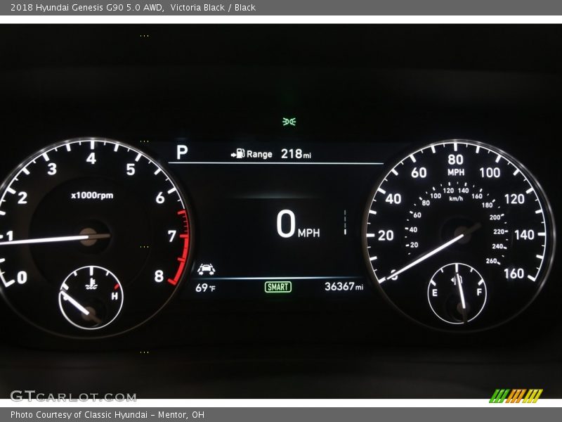 Victoria Black / Black 2018 Hyundai Genesis G90 5.0 AWD