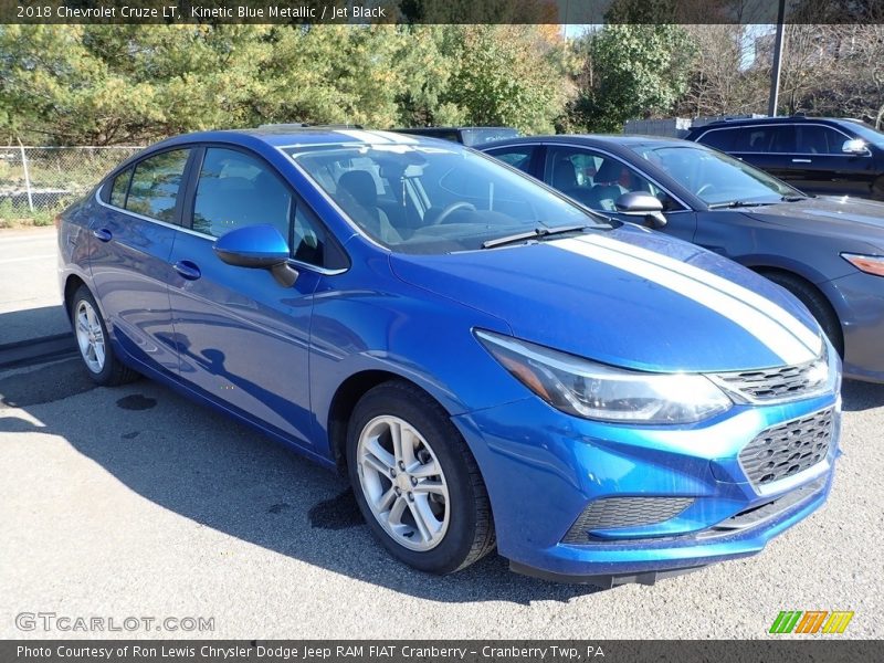 Kinetic Blue Metallic / Jet Black 2018 Chevrolet Cruze LT