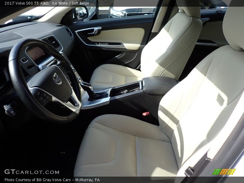 Front Seat of 2017 S60 T5 AWD