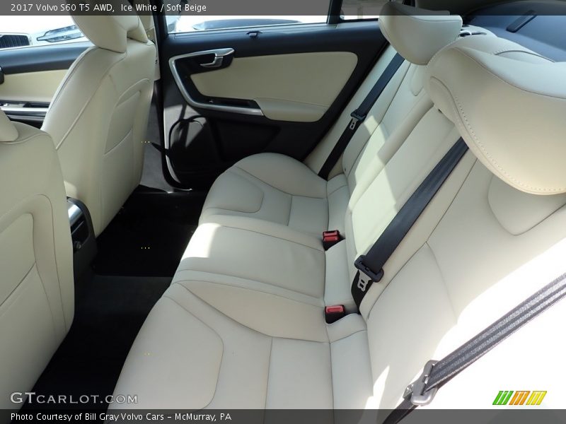 Rear Seat of 2017 S60 T5 AWD