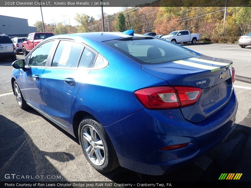 Kinetic Blue Metallic / Jet Black 2018 Chevrolet Cruze LT