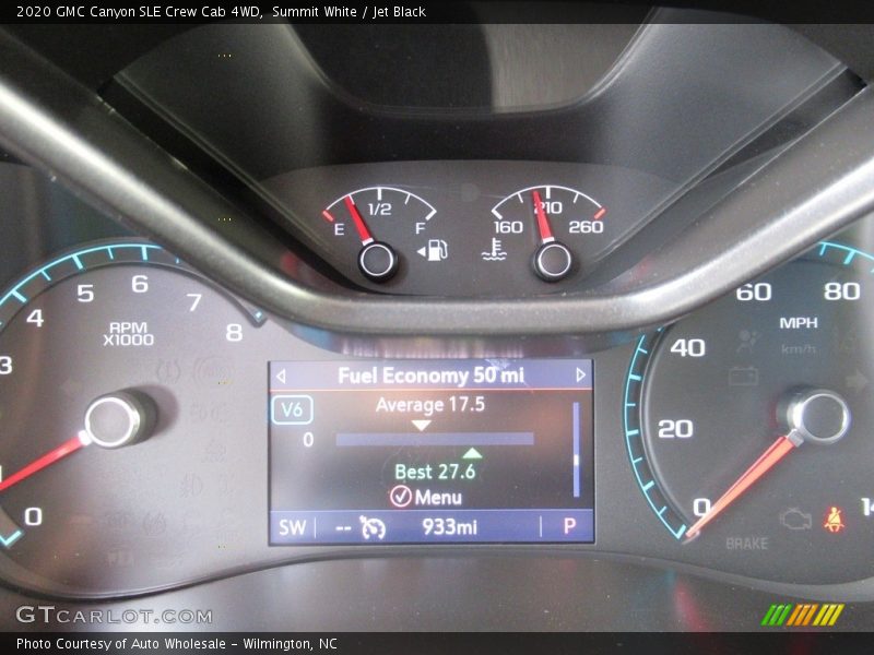Summit White / Jet Black 2020 GMC Canyon SLE Crew Cab 4WD