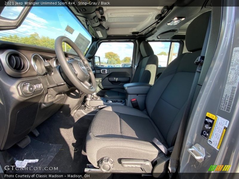 Sting-Gray / Black 2021 Jeep Wrangler Unlimited Sport 4x4