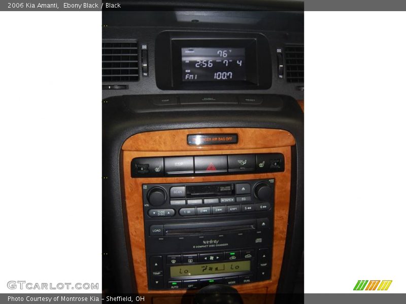 Ebony Black / Black 2006 Kia Amanti
