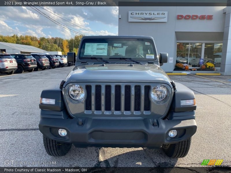 Sting-Gray / Black 2021 Jeep Wrangler Unlimited Sport 4x4