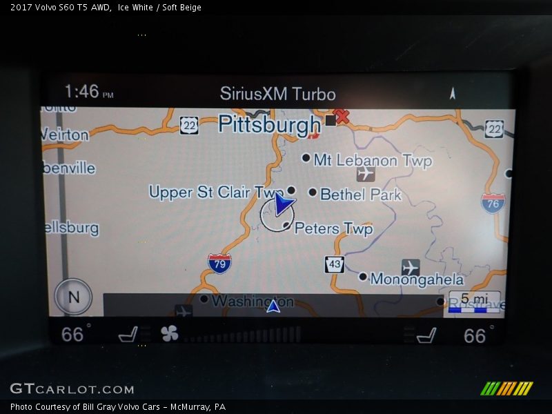 Ice White / Soft Beige 2017 Volvo S60 T5 AWD