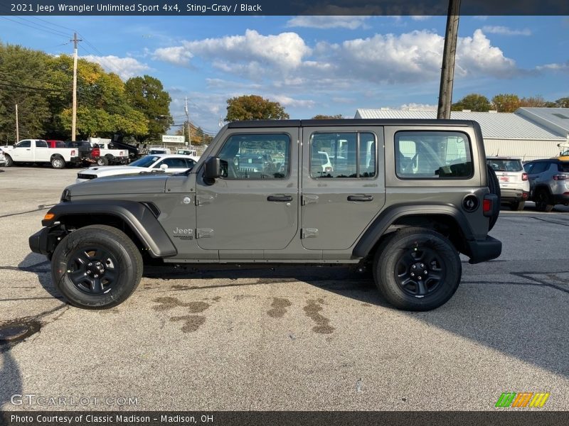 Sting-Gray / Black 2021 Jeep Wrangler Unlimited Sport 4x4